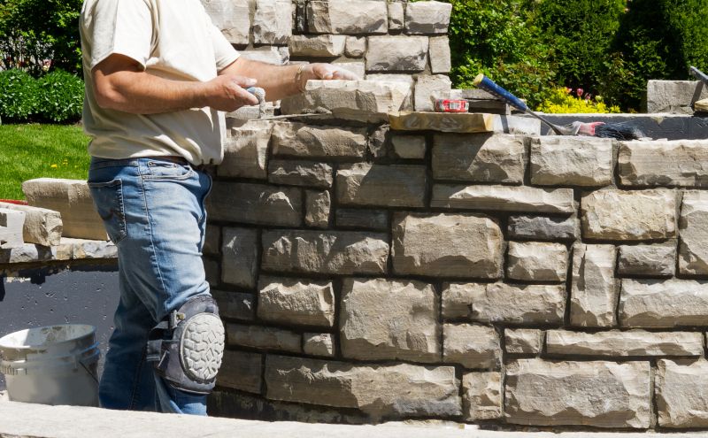 Our team working on Masonry Service projects in Denton, TX