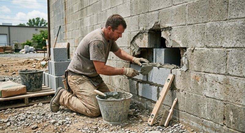 Block Wall Repair in Prosper, TX