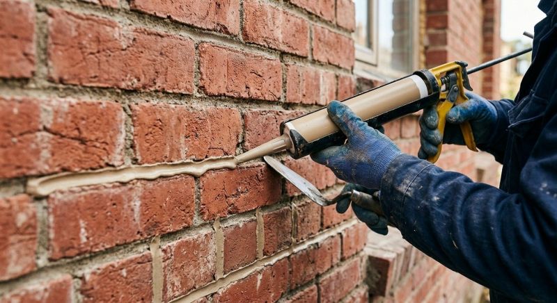 Brick Caulking in Denton, TX