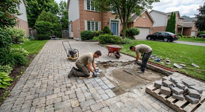 Brick Driveway Repair in Denton, TX