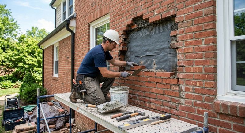 Brick Masonry Repair in Prosper, TX