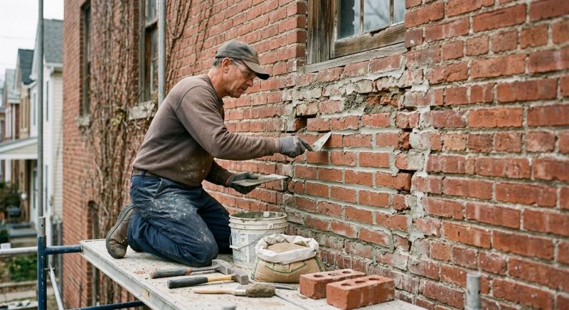 Brick Repair in Denton, TX
