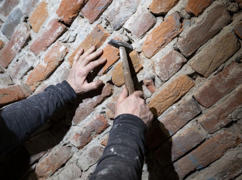 Brick Wall Repair in Roanoke, TX