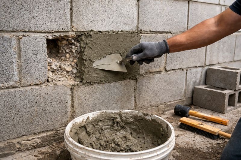 Cement Block Repair in Denton, TX
