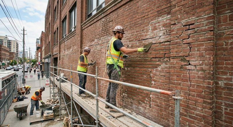 Commercial Brick Repair in Denton, TX