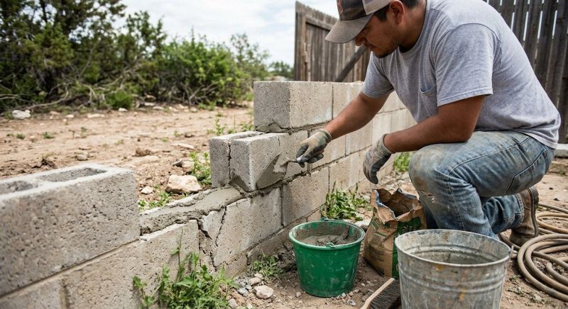 Concrete Block Repair in Argyle, TX