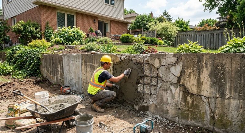 Retaining Wall Repair in Argyle, TX