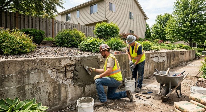 Retaining Wall Repair in Carrollton, TX