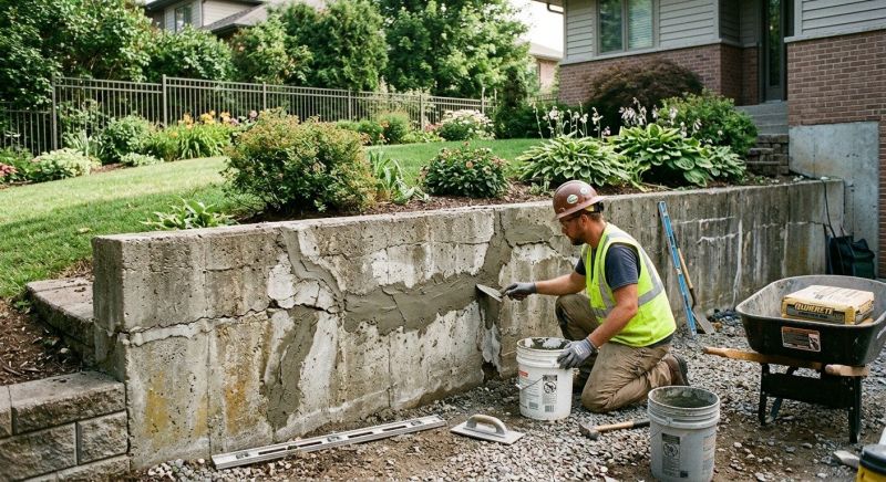 Retaining Wall Repair in Celina, TX