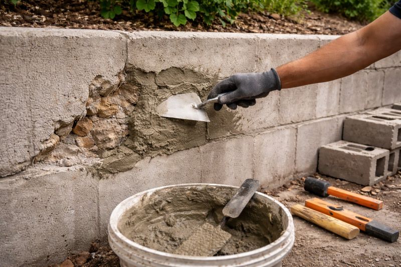 Retaining Wall Repair in Denton County, TX