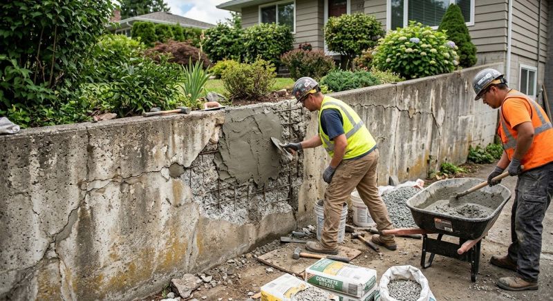Retaining Wall Repair in Sanger, TX