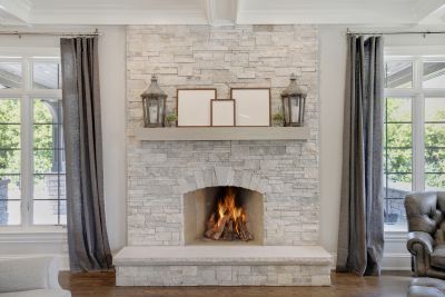 Stone Chimney Installation in Argyle, TX