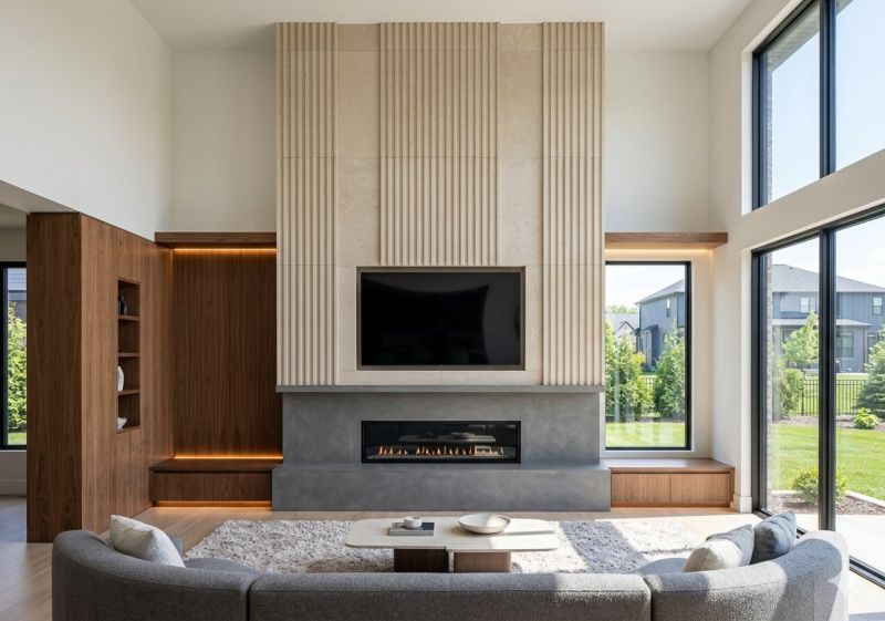 Stone Chimney Installation in Colleyville, TX