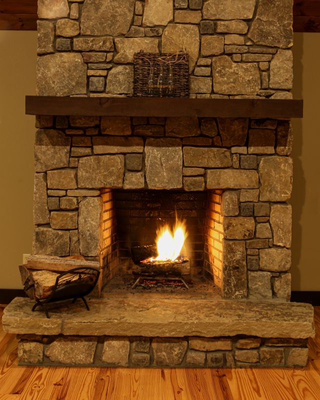 Stone Chimney Installation in Krum, TX