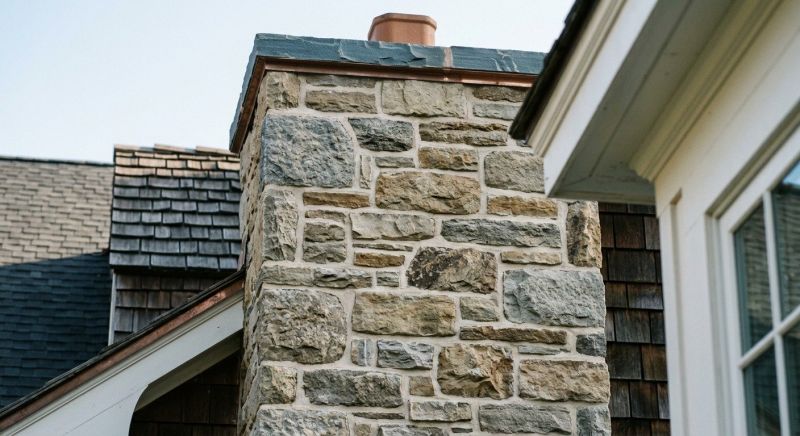 Stone Chimney Installation in Rhome, TX