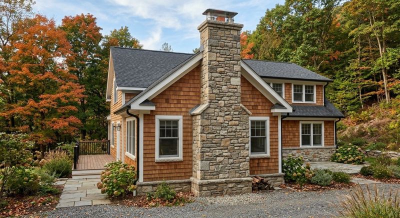Stone Chimney Installation in The Colony, TX