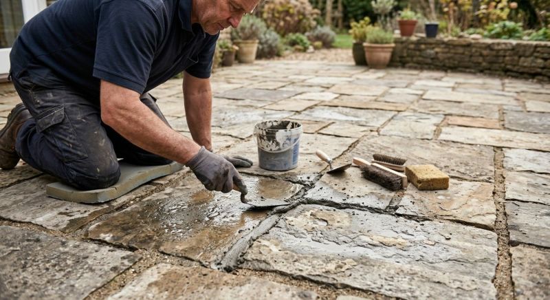 Stone Driveway Repair in Denton, TX