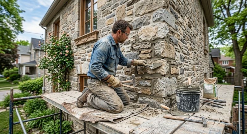 Stone Masonry Repair in Denton, TX