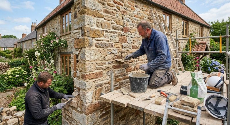 Stone Masonry Repair in Denton, TX