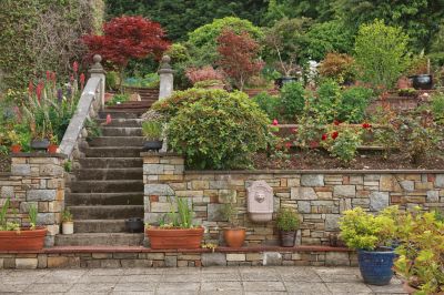 Stone Wall Repair in Roanoke, TX