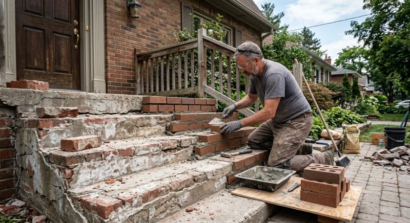Stonework Repair in Krum, TX